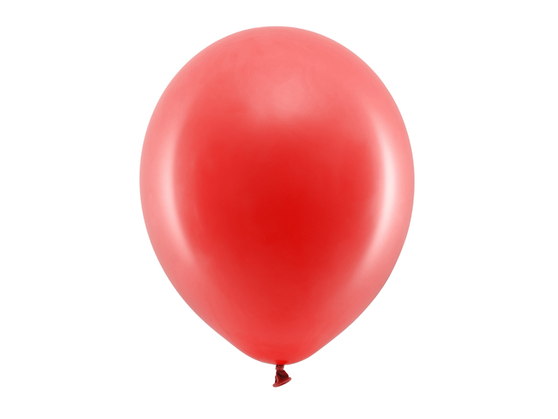 RB30P-007-10_01_S Luftballon Rot 30cm, 10 Stk