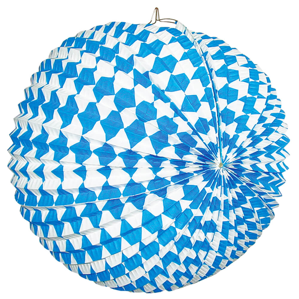Lampion Bayerische Muster ⌀ 31cm