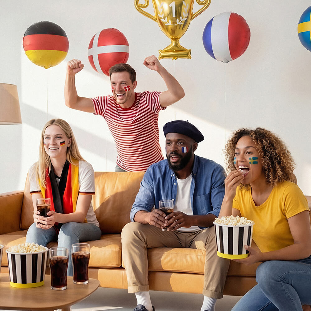 Folienballon Flagge Deutschland, 35 cm