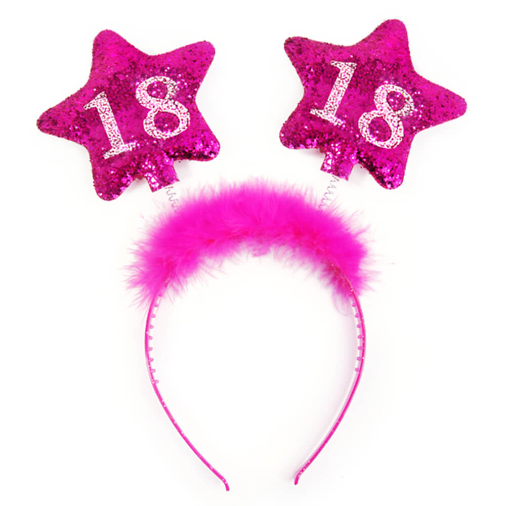 Stirnband mit Sternen 18, Rosa