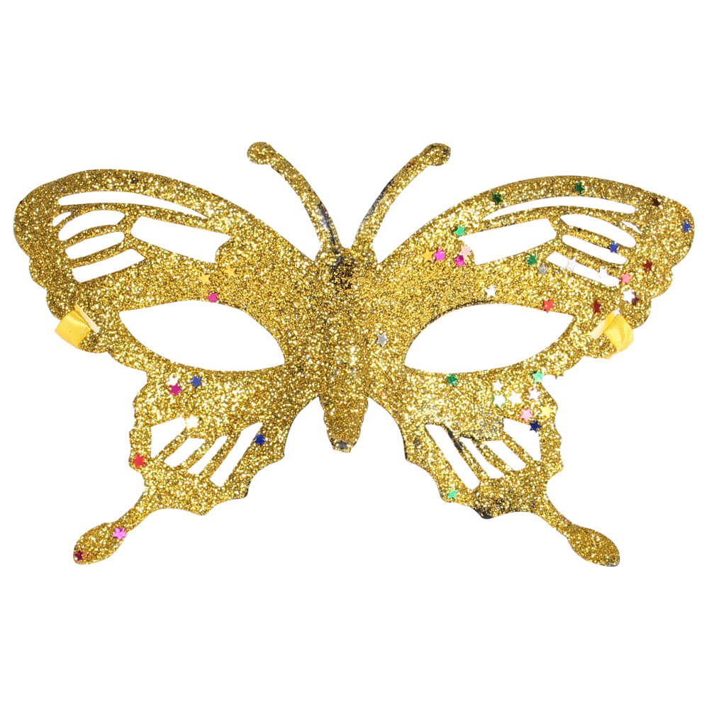 Schmetterling Maske - Gold