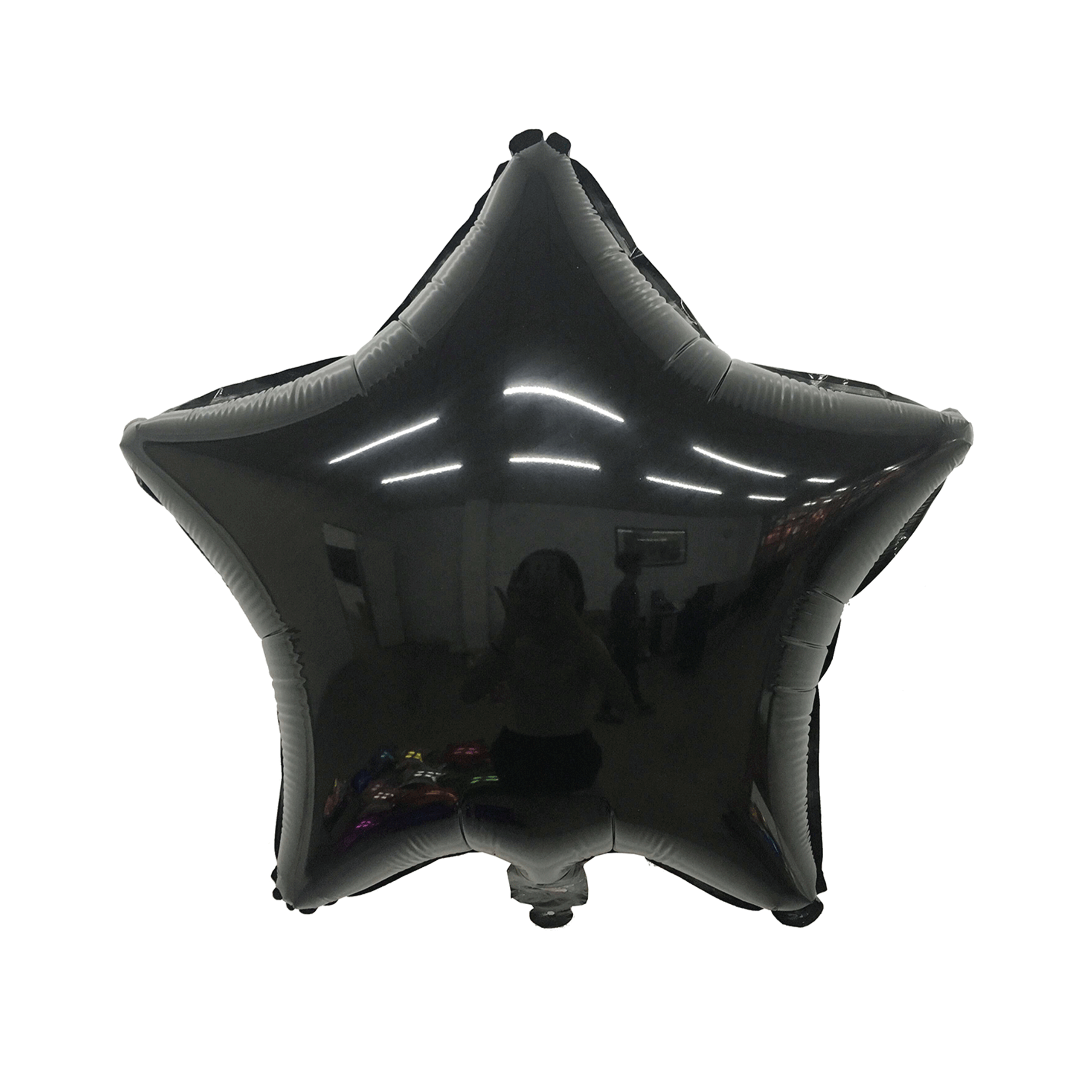 Folienballon Stern schwarz 45 cm