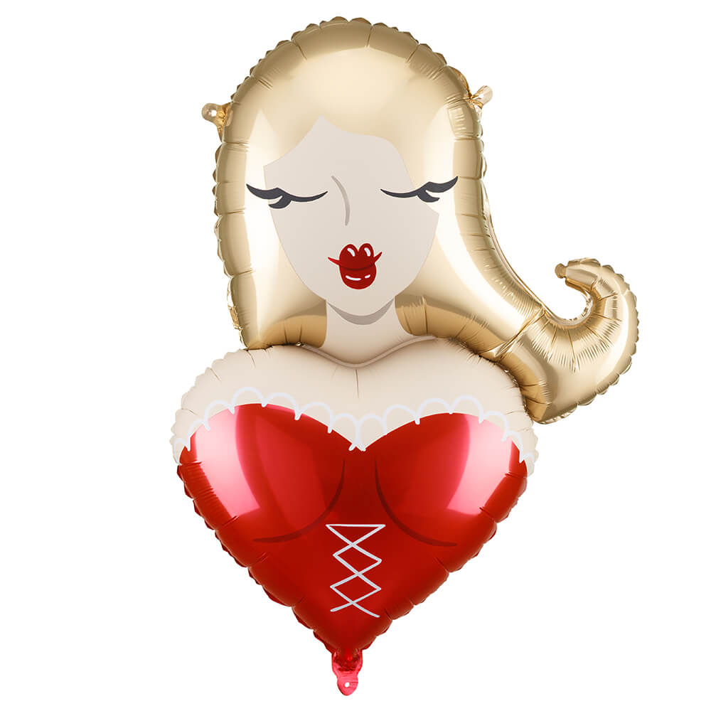 Folienballon Mädchen, 57 x 74,5 cm