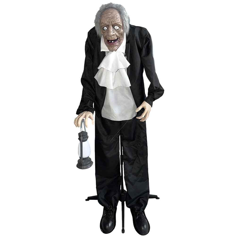 Schauriger Nachtwächter Animatronic Dekofigur 158 x 120 cm