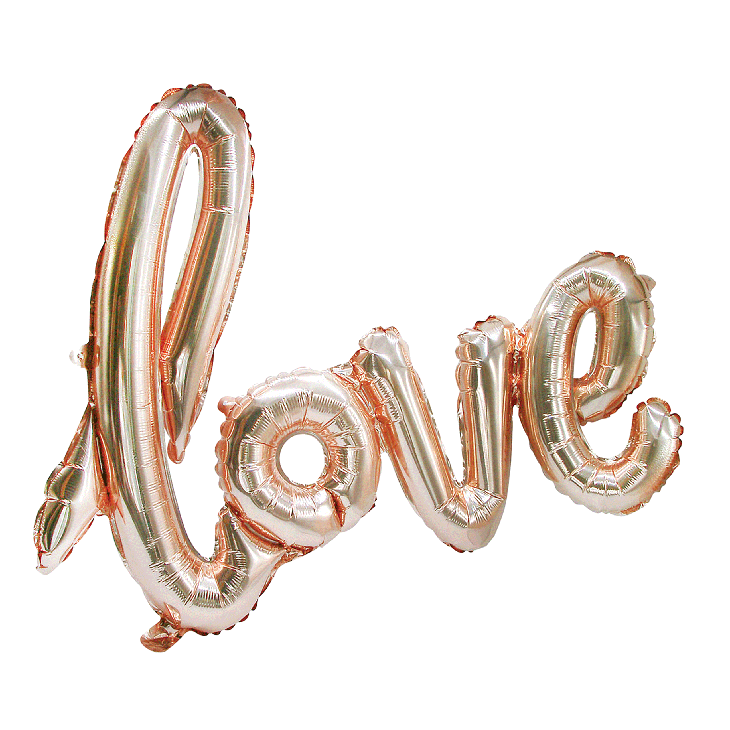 Folienballon Love rosegold metallic 73 x 60 cm