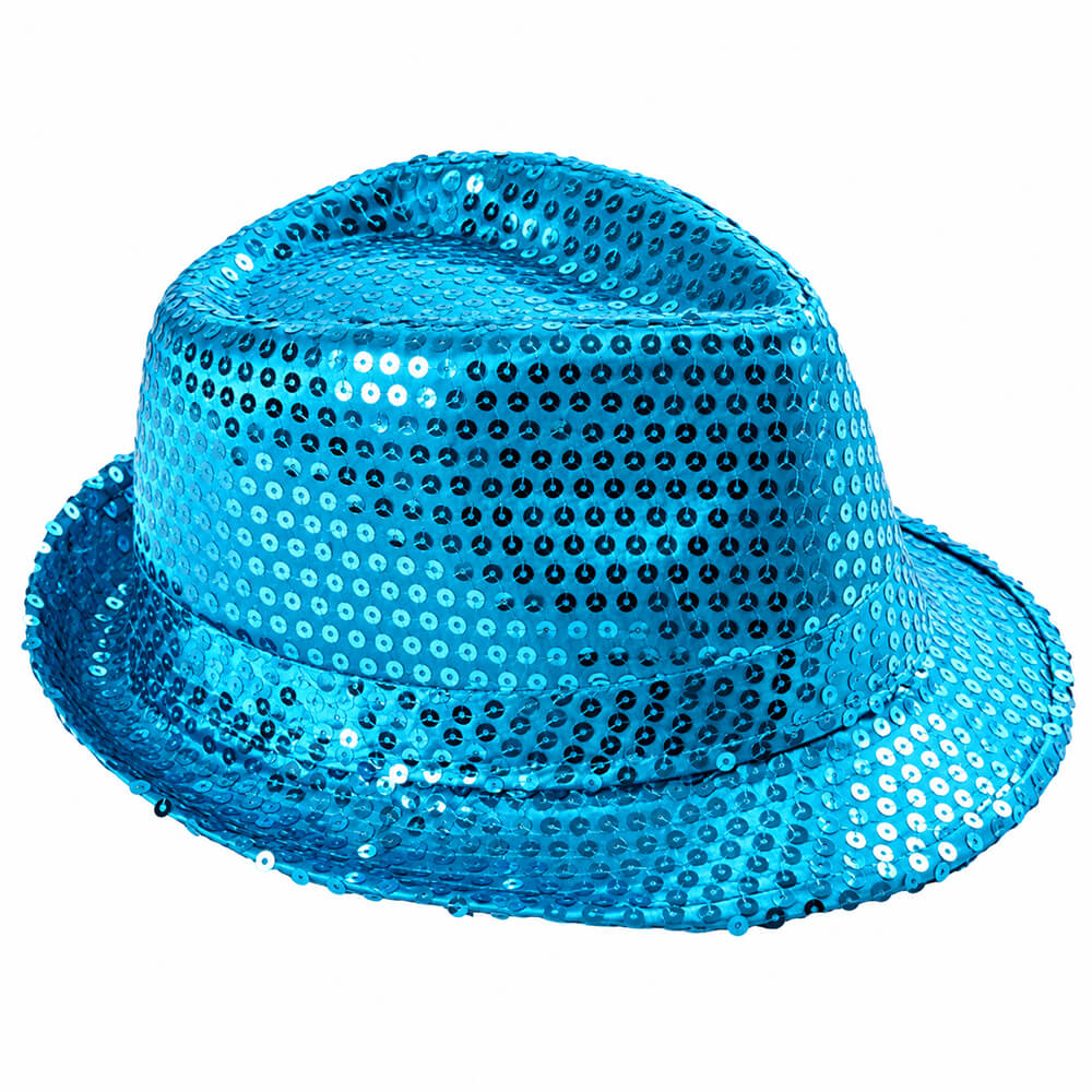 Paillettenhut, Türkis