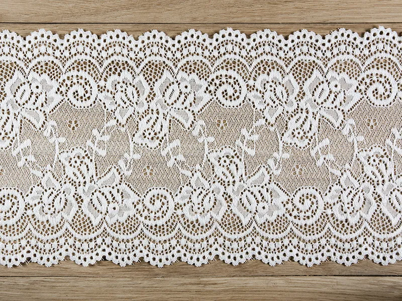 Tischläufer Spitze, Weiß, 0,15 x 9 m