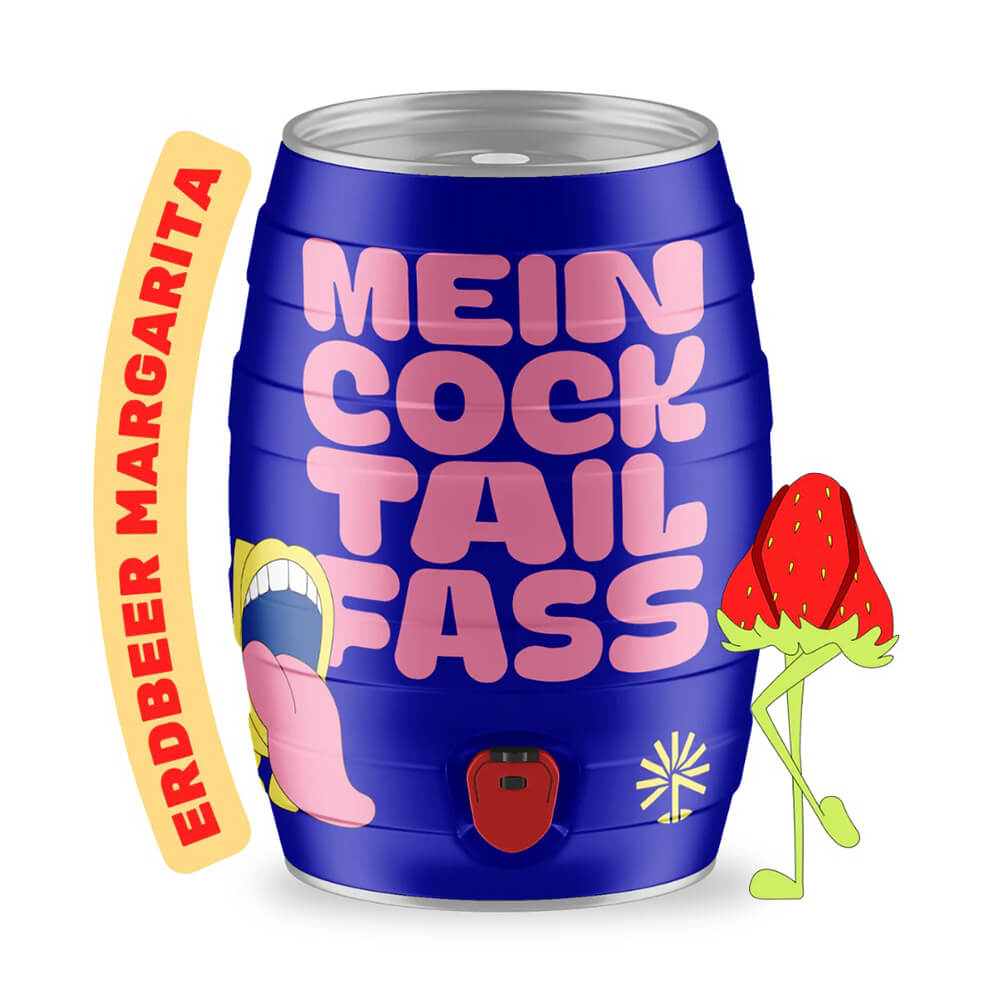 Cocktailfass Erdbeer Margarita 5L