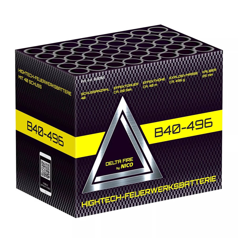 Delta Fire B40-496, 40 Schuss