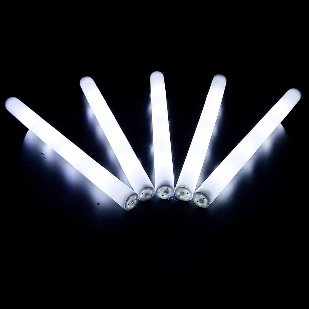 LED Foam Stick, Leuchtstab Weiß