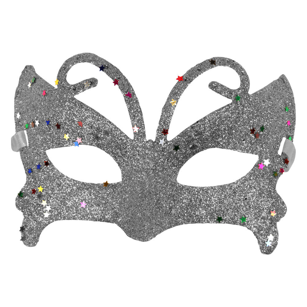 Schmetterling Maske Design2 - Silber