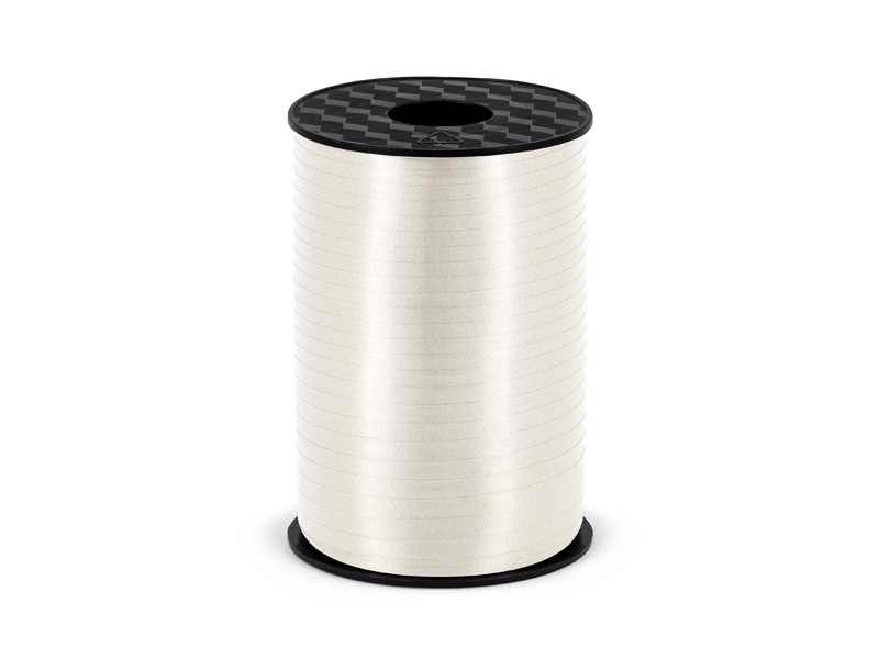 PRP5-008_01_S Geschenkband, Weiß, 5 mm / 225 m