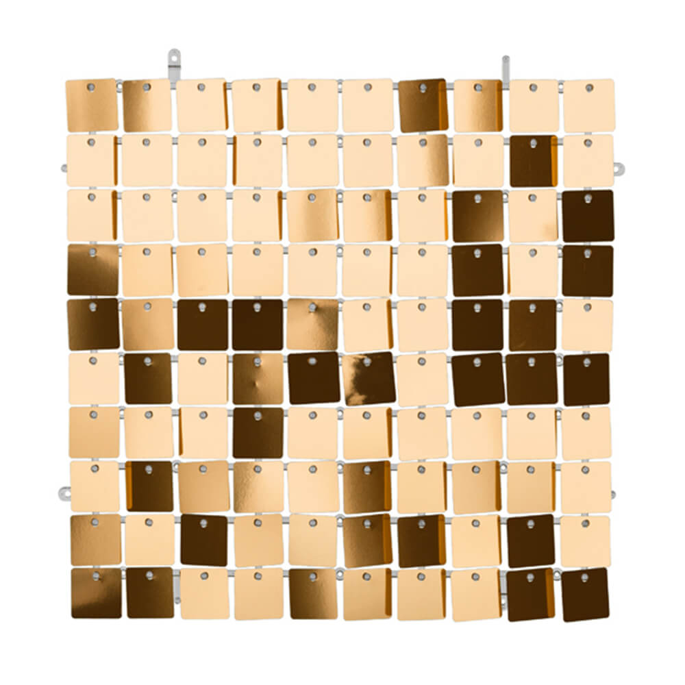 Pailletten Hintergrundplatte, Kupfer 30 x30