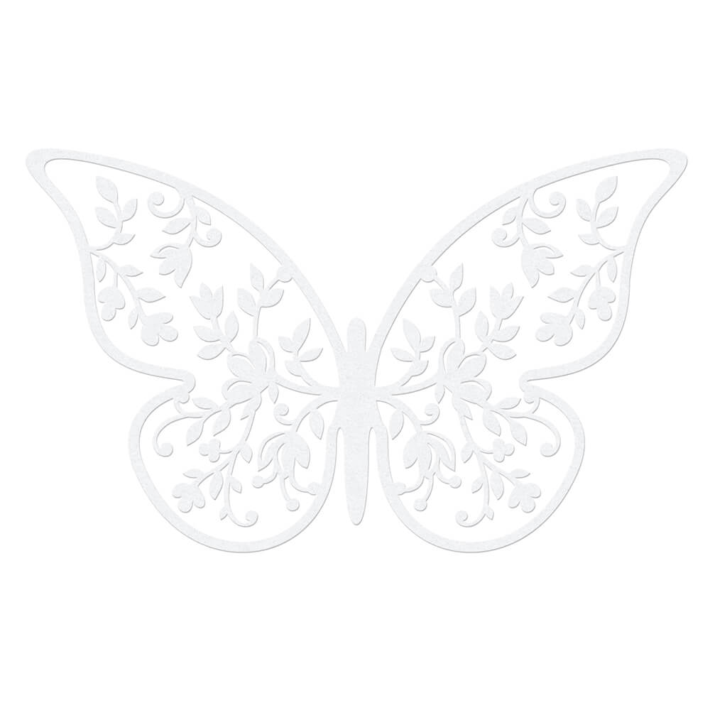 Papierdeko Schmetterling, 6,5 x 4cm, 10 Stück