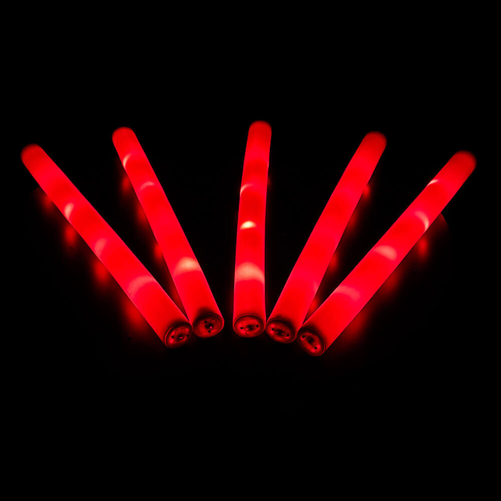 LED Foam Stick, Leuchtstab Rot