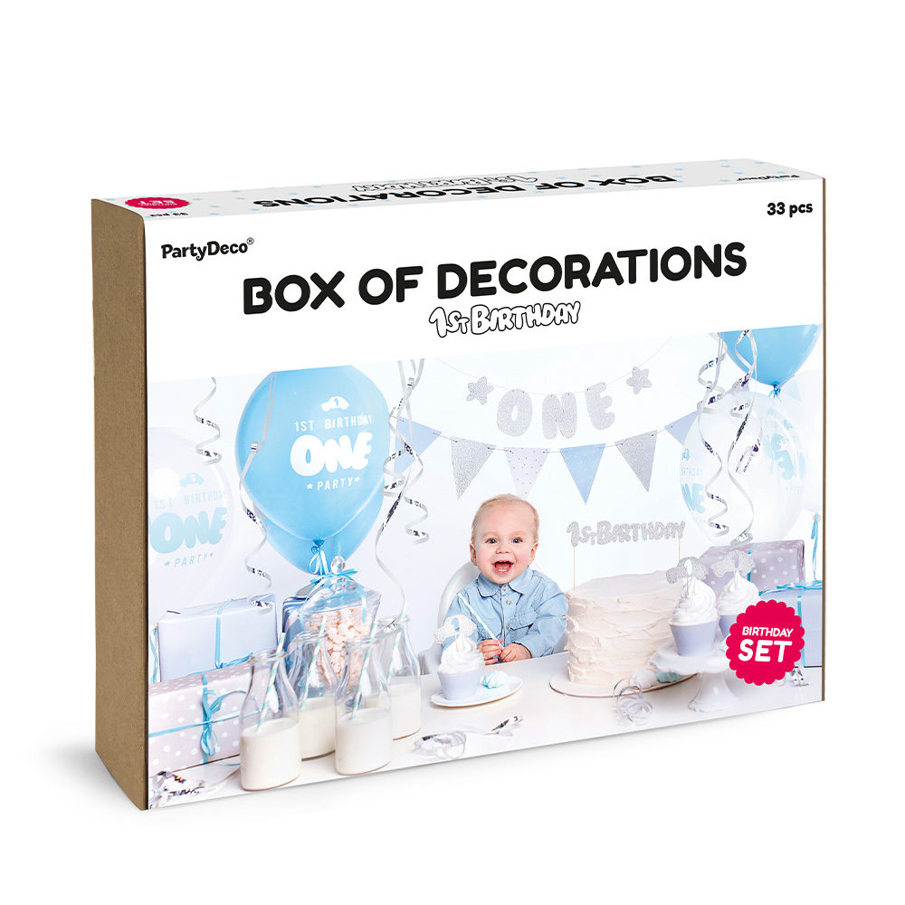 spassaffe_0000s_0023_baby-jungen-set-1 1. Geburtstag Blau / Silber Partyset
