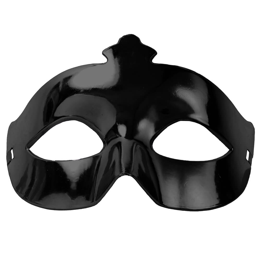 Karnevalsmaske, 24 cm, schwarz