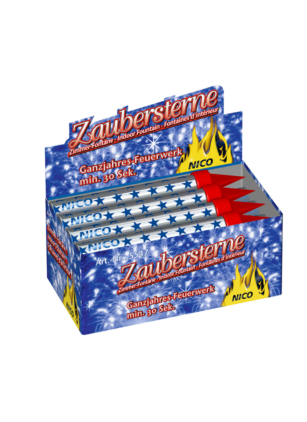 7a Zaubersterne, 30 s im 12er Display