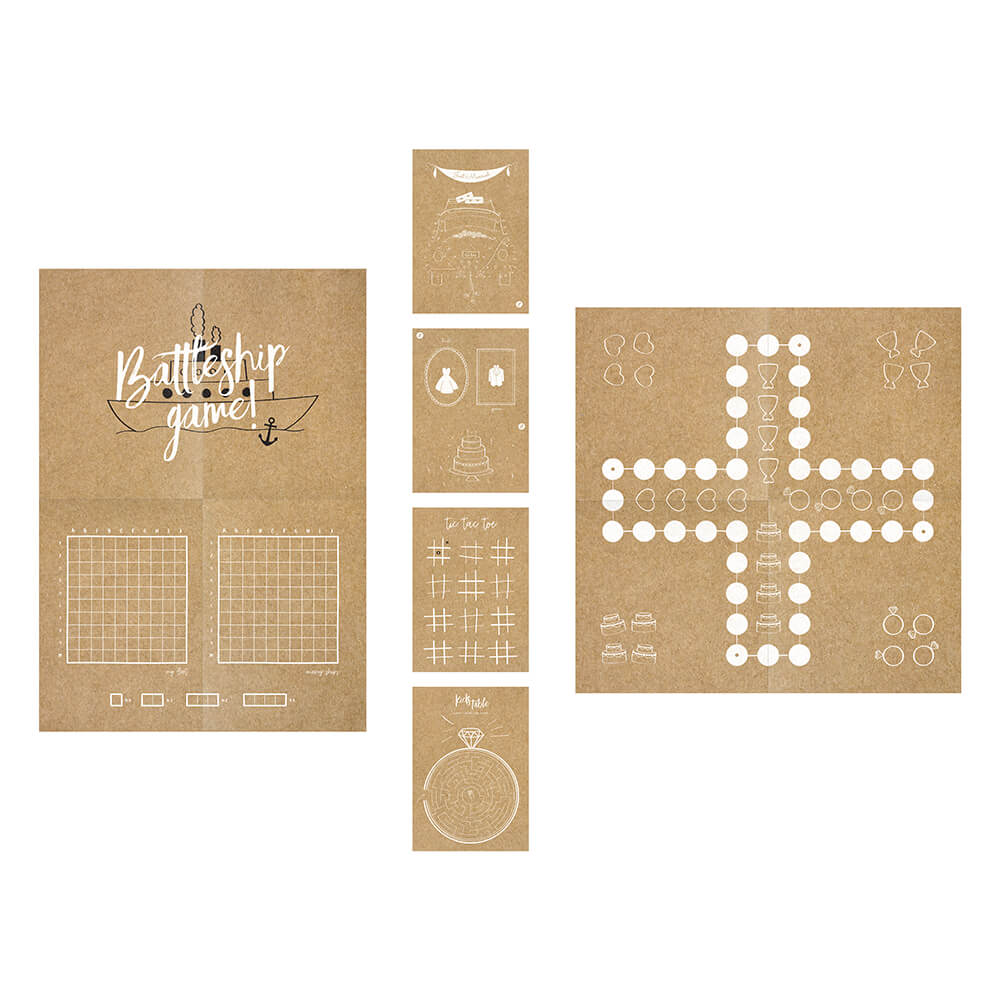 Hochzeits-Spieleset für Kinder