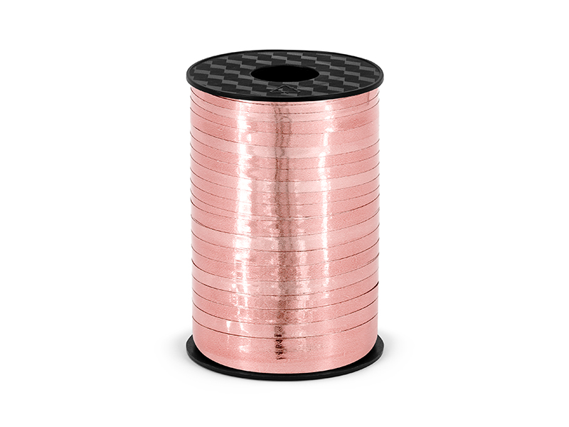 PRM5-019R_01_S Geschenkband, Roségold, 5 mm / 225 m