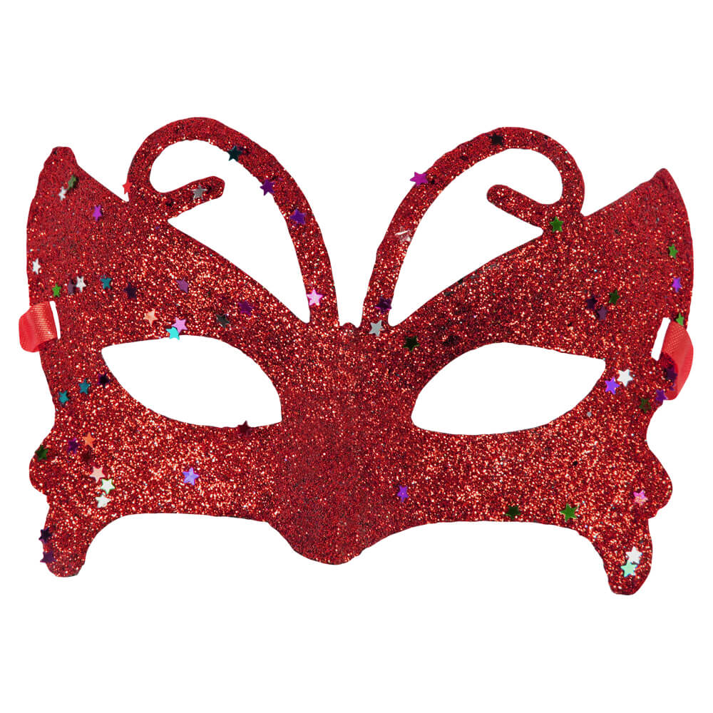 Schmetterling Maske Design2 - Rot