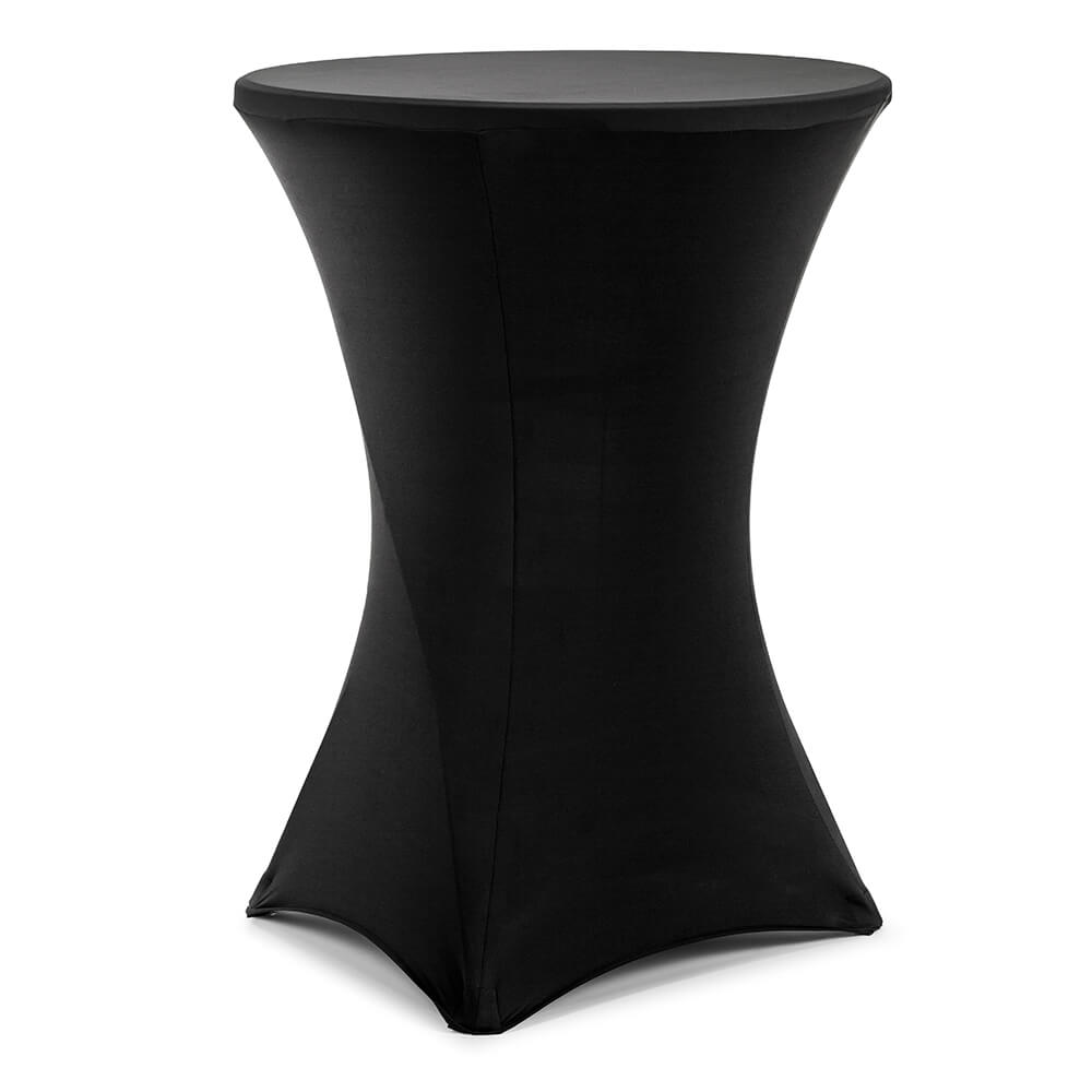 Stehtischhusse, 80x110 cm, Schwarz Stehtischhusse, 80x110 cm, Schwarz