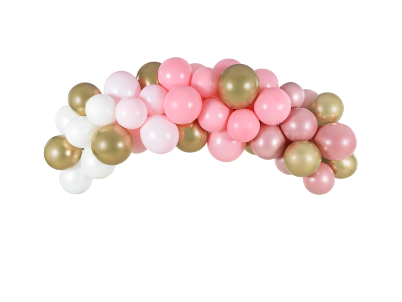 Ballongirlande Pink, 200cm